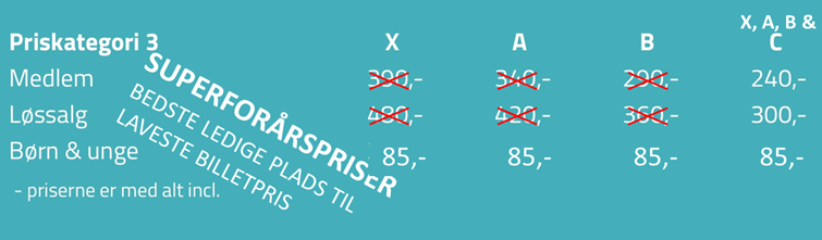 Superforårspris priskategori 3 XABC kun Tryllefløjten